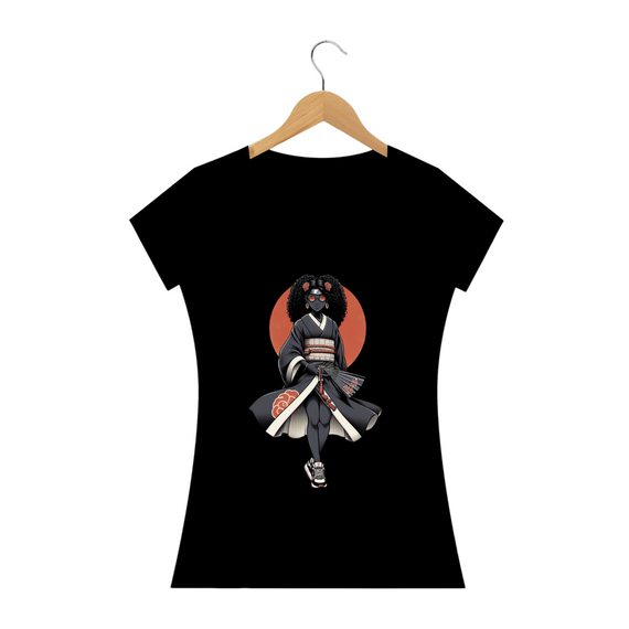 camiseta feminina Naruto Black Panther