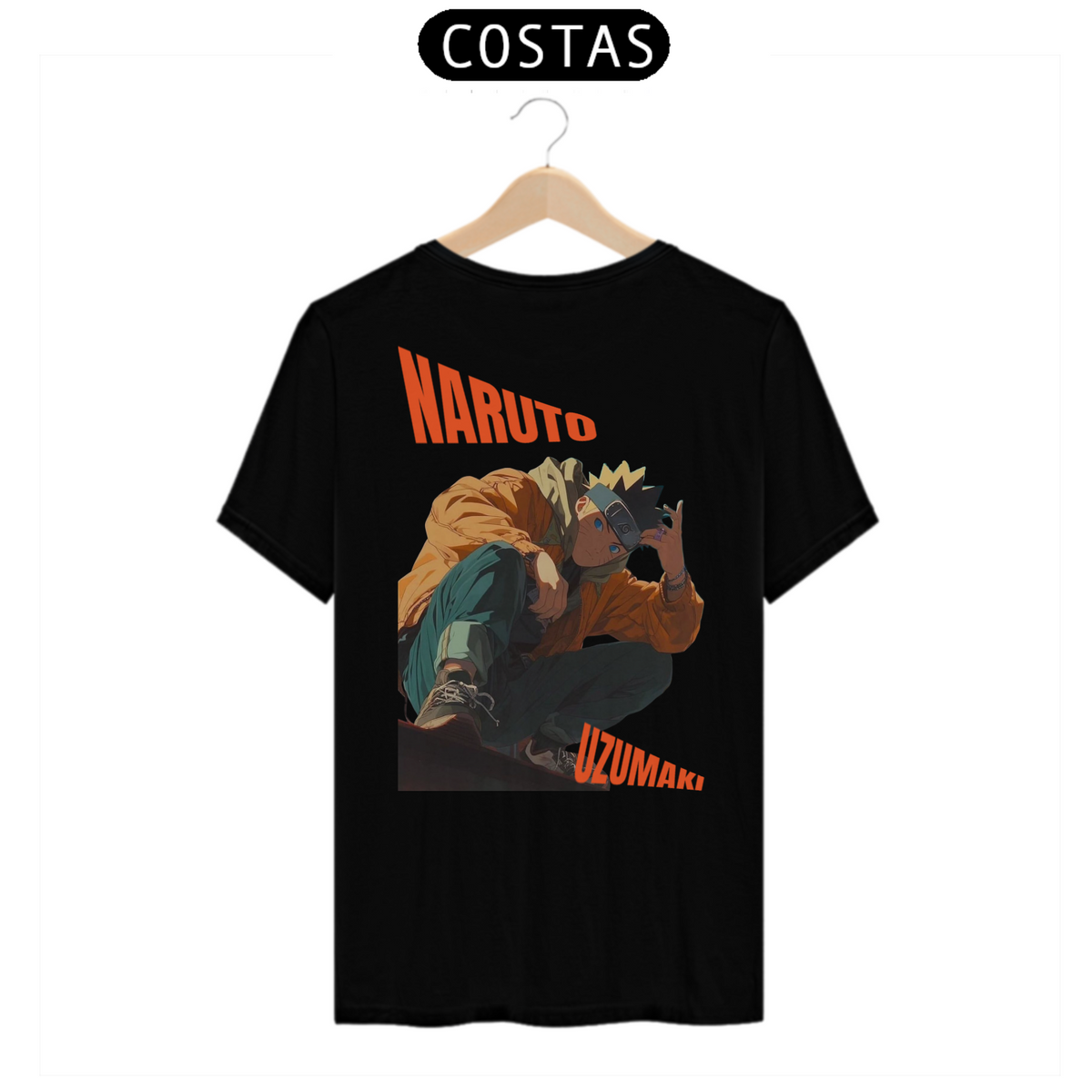 Nome do produto: Camiseta Naruto Uzumaki