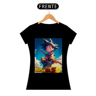 Camiseta feminina Goku Kid