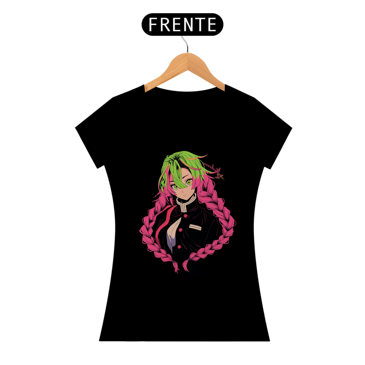 Nome do produto: Camiseta feminina Mitsuri Kanroji