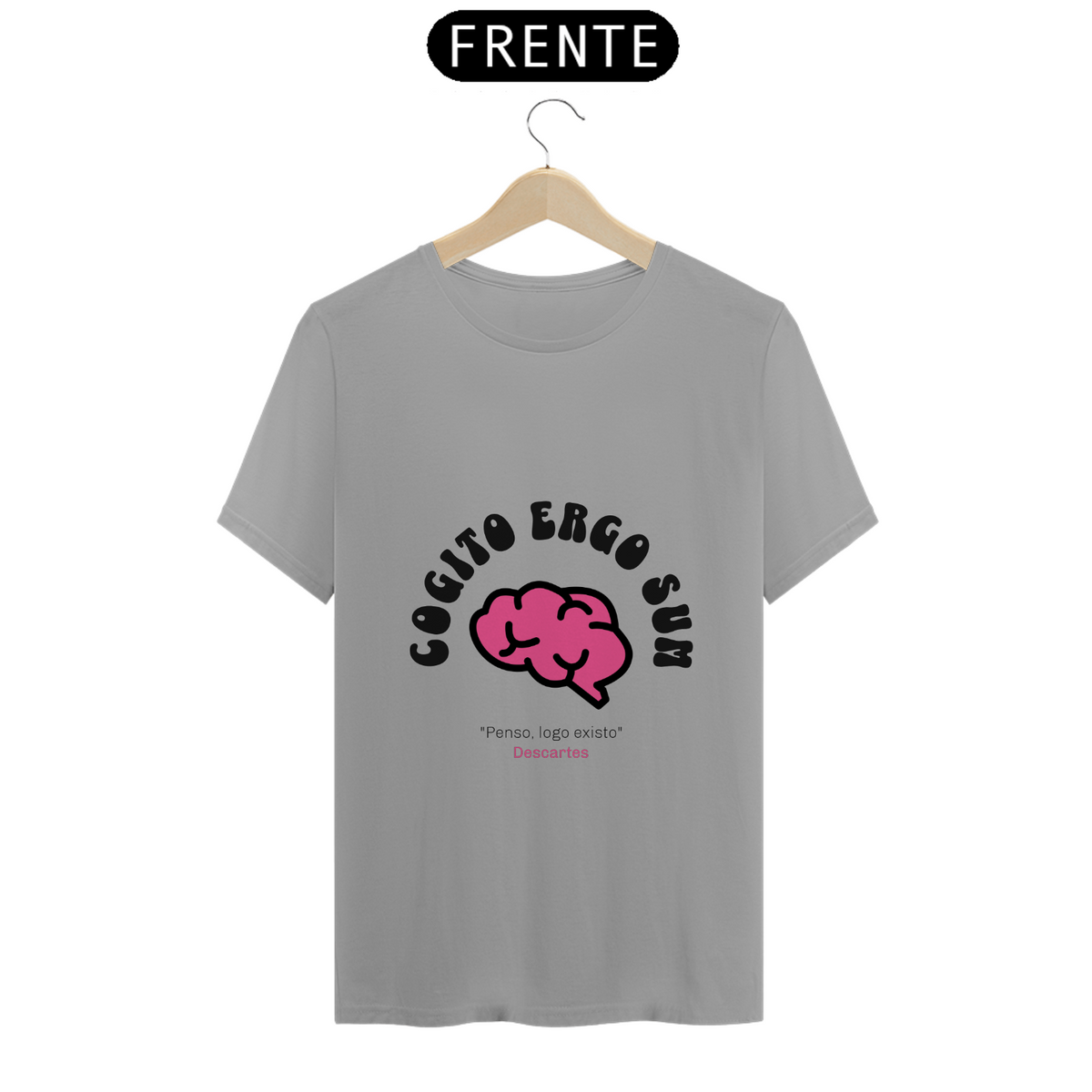 Nome do produto: Camiseta - Penso Logo Existo