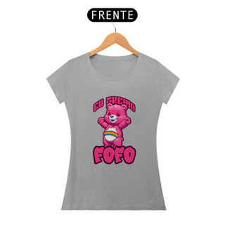 Camiseta Eu Treino Fofo (rosa)