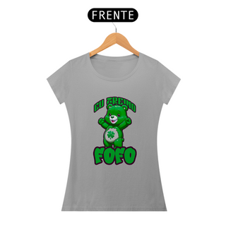 Camisa Feminina Eu Treino Fofo Verde