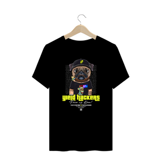 Nome do produtoCamiseta Collab Plus Size - Yield Hackers & Pug Club Gang 