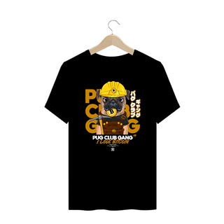 Nome do produtoCamiseta Pug Minerador Bitcoin - Plus Size