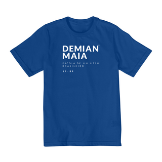 Nome do produtoCamiseta Infantil (10 a 14) Demian Maia logo 2 branco 1