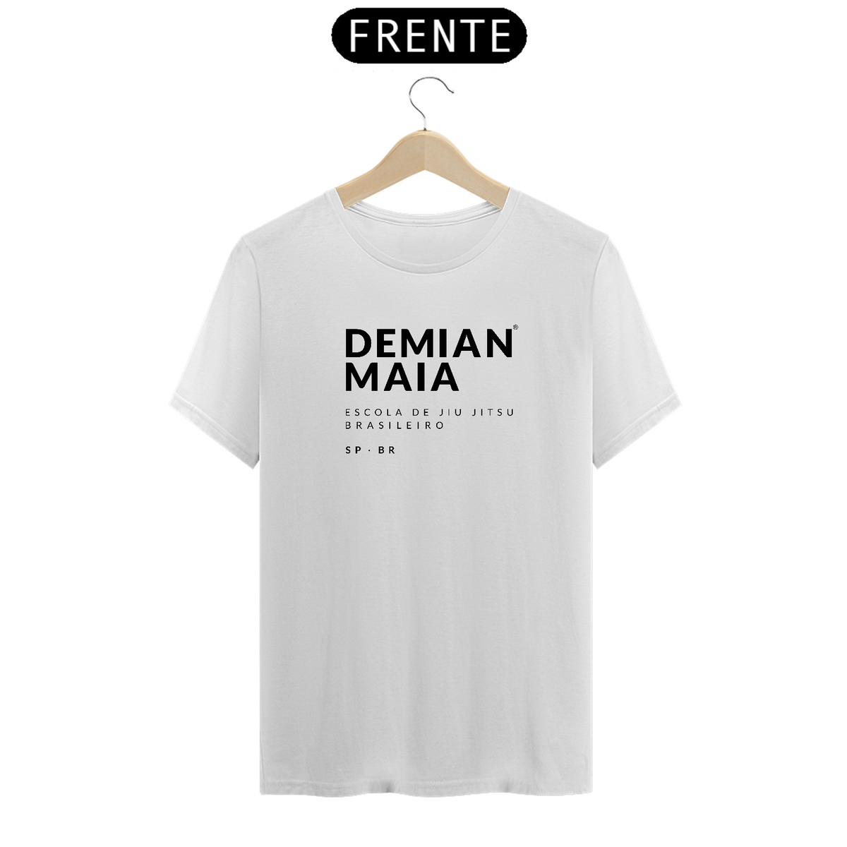 Nome do produto: Camiseta Demian Maia Logo 2 preto 2