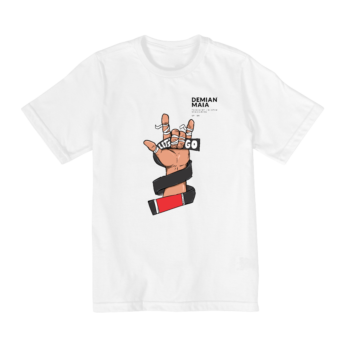 Nome do produto: Camiseta Infantil (2 a 8) Demian Maia Let\'s Go