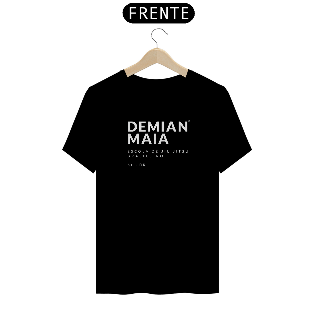 Nome do produto: Camiseta Demian Maia logo 2 Branco 1