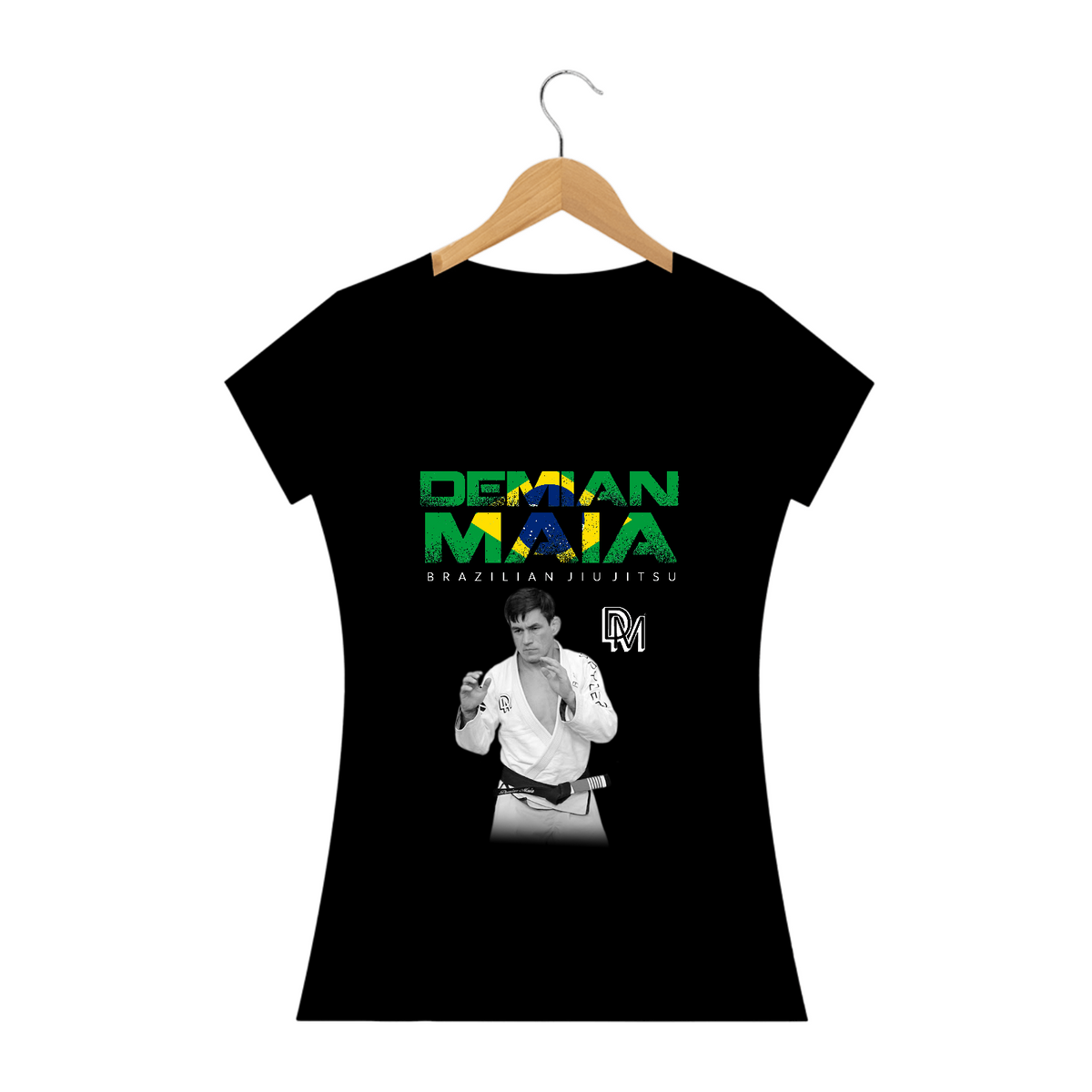 Nome do produto: Camiseta Feminina Baby Long Demian Maia Brasil 1