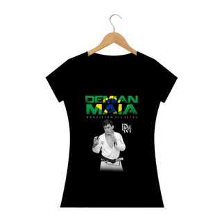 Nome do produtoCamiseta Feminina Baby Long Demian Maia Brasil 1