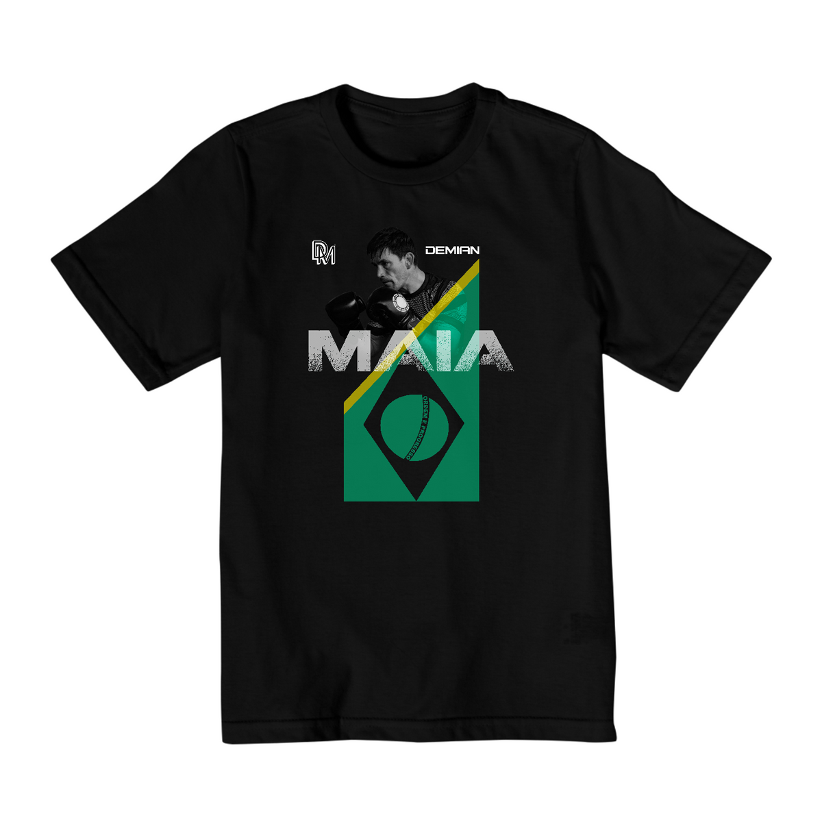 Nome do produto: Camiseta Infantil (10 a 14) Demian Maia Brasil 2