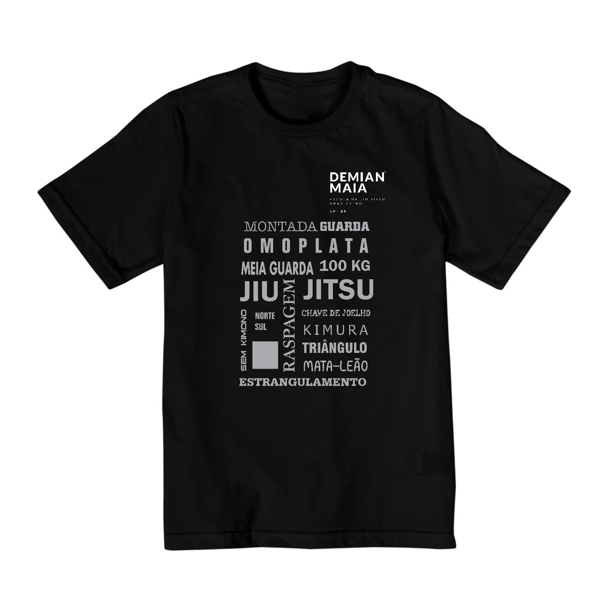 Nome do produto: Camiseta Infantil (2 a 8) Demian Maia Golpes