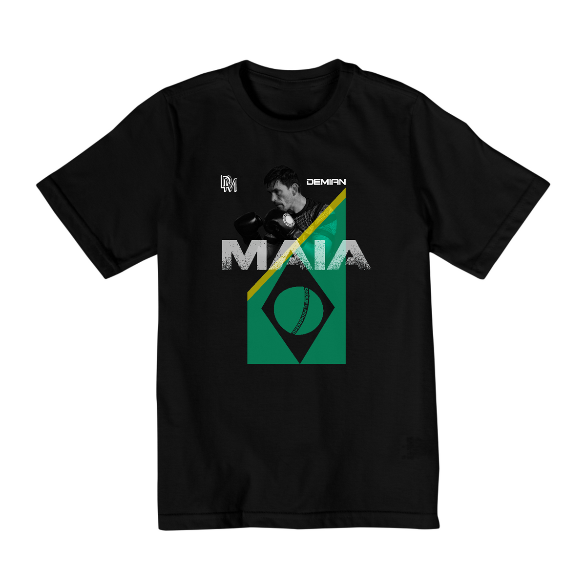 Nome do produto: Camiseta Infantil (2 a 8) Demian Maia Brasil 2