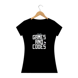 CAMISETA GAMES AND CODES (baby long)