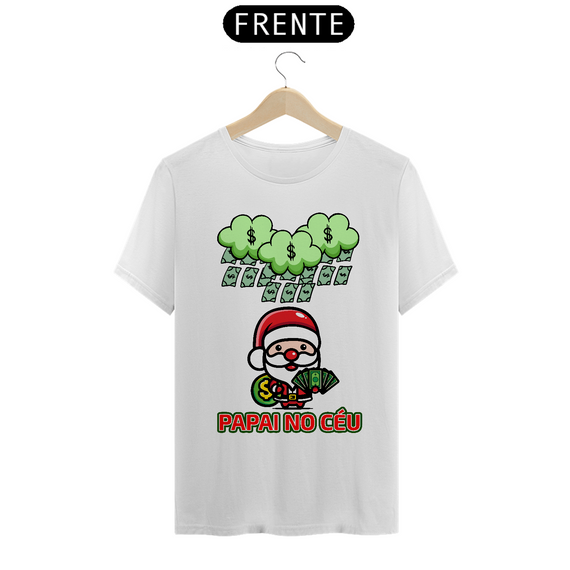 CAMISETA NATAL - PAPAI NO CÉU