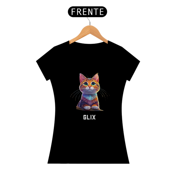 CAMISETA FEMININA CAT - GLIX