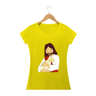 Nome do produtoCamisa Feminina Jesus e Ovelha - Várias Cores