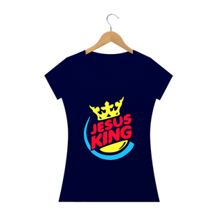 Nome do produtoCamisa Feminina Jesus King - Várias Cores