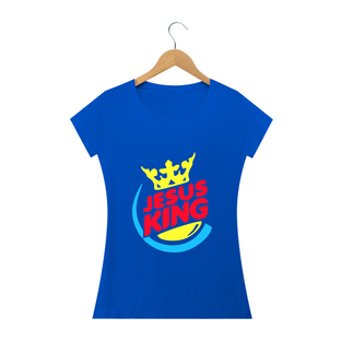 Nome do produtoCamisa Feminina Jesus King - Várias Cores