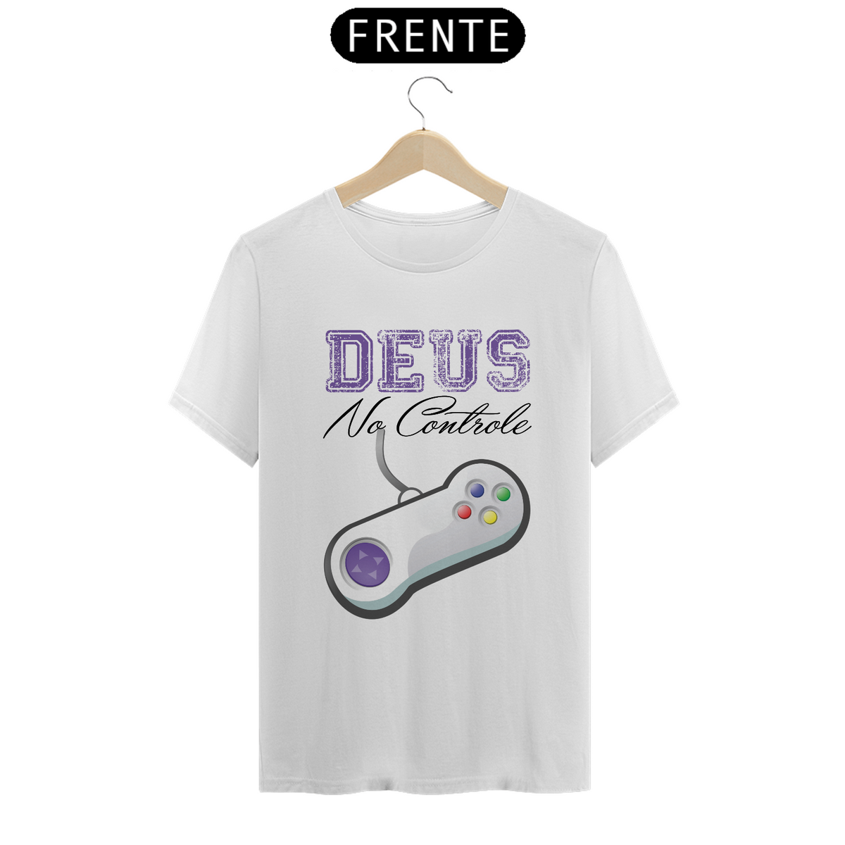 Nome do produtoCamisa Deus no Controle - Várias Cores