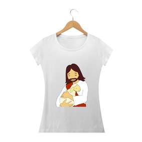 Camisa Feminina Jesus e Ovelha - Várias Cores