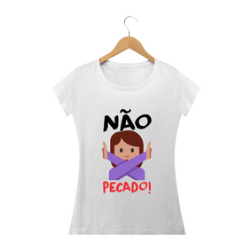 Camisa Feminina Não Pecado - Várias Cores