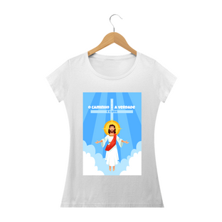 Nome do produtoCamisa Feminina Imagem Jesus - Várias Cores