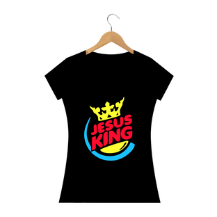 Nome do produtoCamisa Feminina Jesus King - Várias Cores