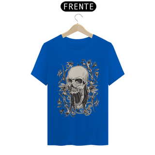 Nome do produtoT-Shirt - Quality - Flowers Skull