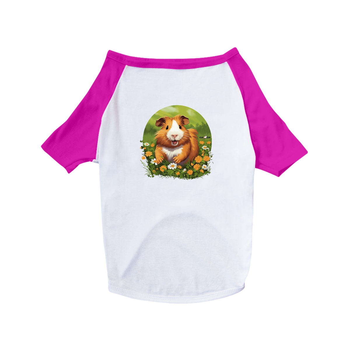 Nome do produto: Cui Cui e flores (Camisa Pet Dog)