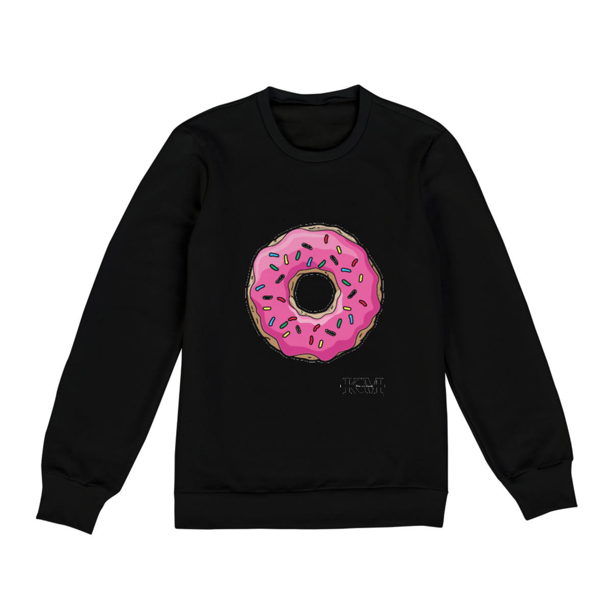 Nome do produto: Blusa Moletom Fechado Rosquinha de morango 