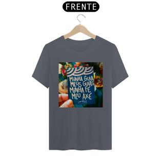 Nome do produtoMINHA GUIA, MEU AXÉ - CAMISETA QUALITY