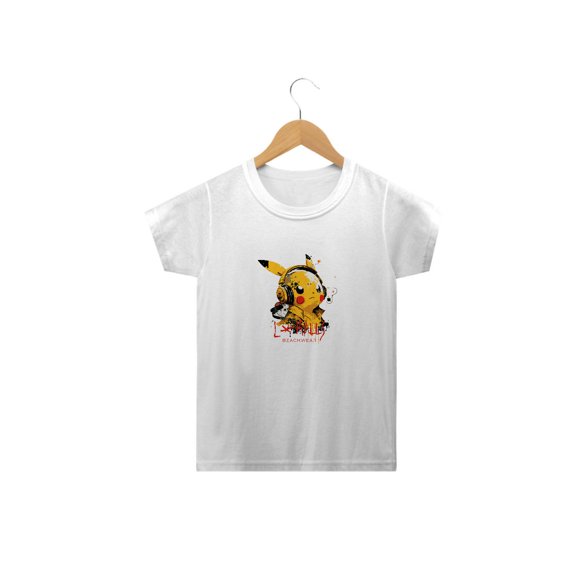 Nome do produtoDJ PIKACHU - CAMISETA INFANTIL CLASSIC