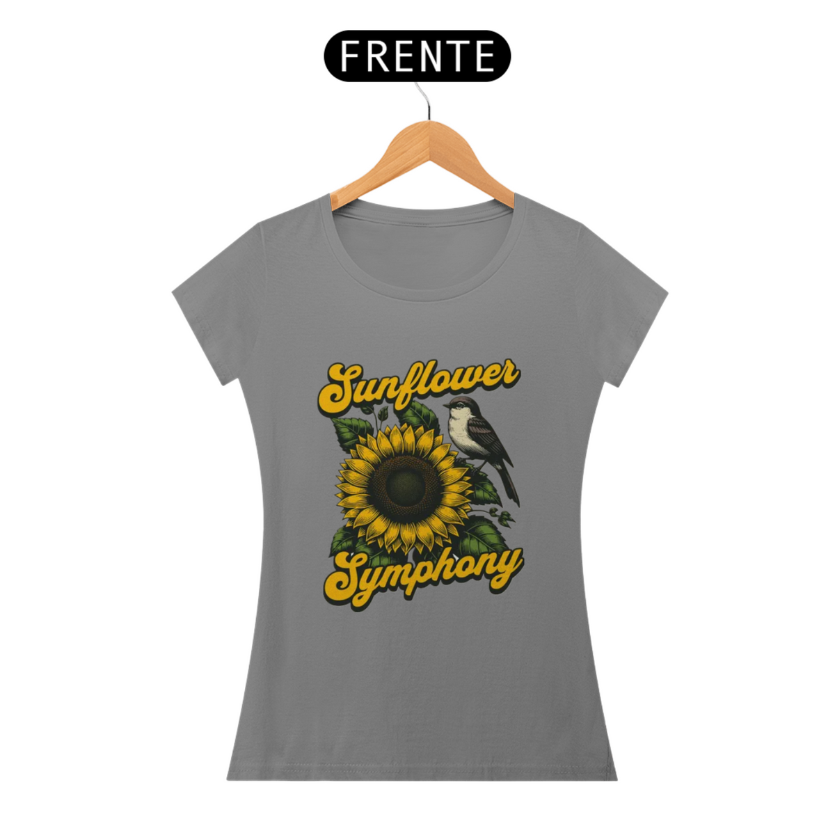 Nome do produto: Camisa feminina Sunflower