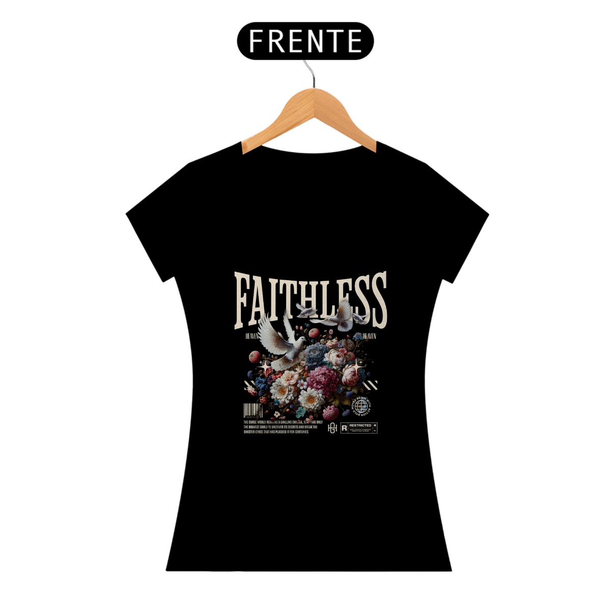 Nome do produto: Camisa feminina Faithless