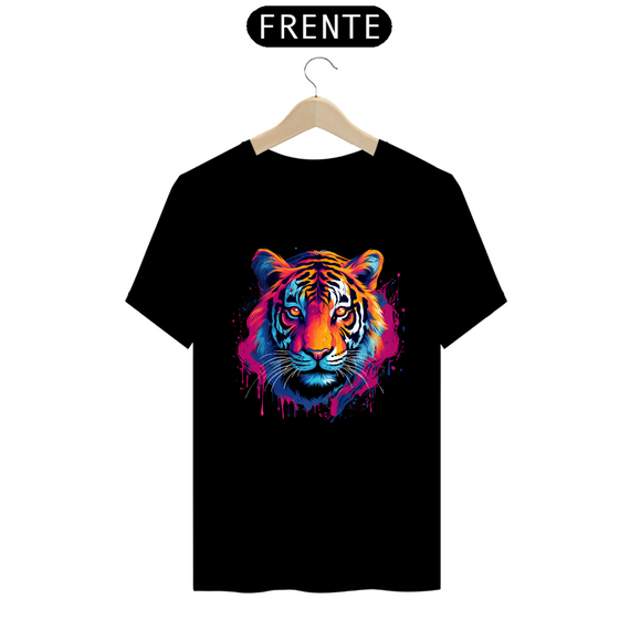Camiseta Premium Tigre Pop Art