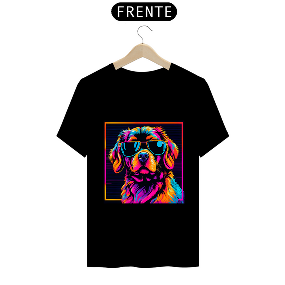 Camiseta Premium Dog Pop Art 