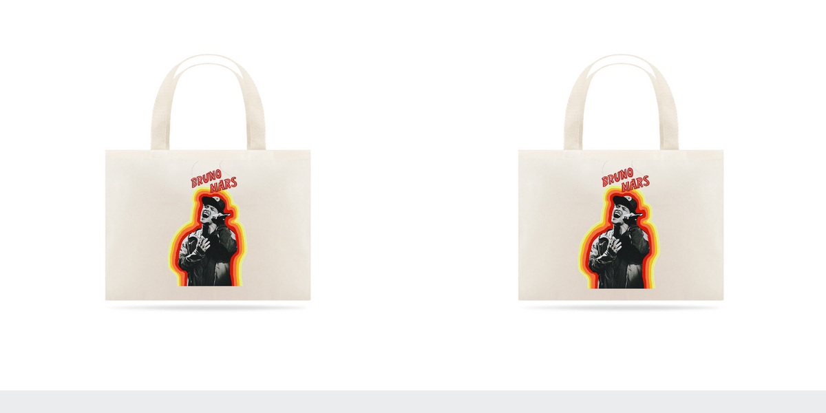 Nome do produto: Ecobag Bruno Mars