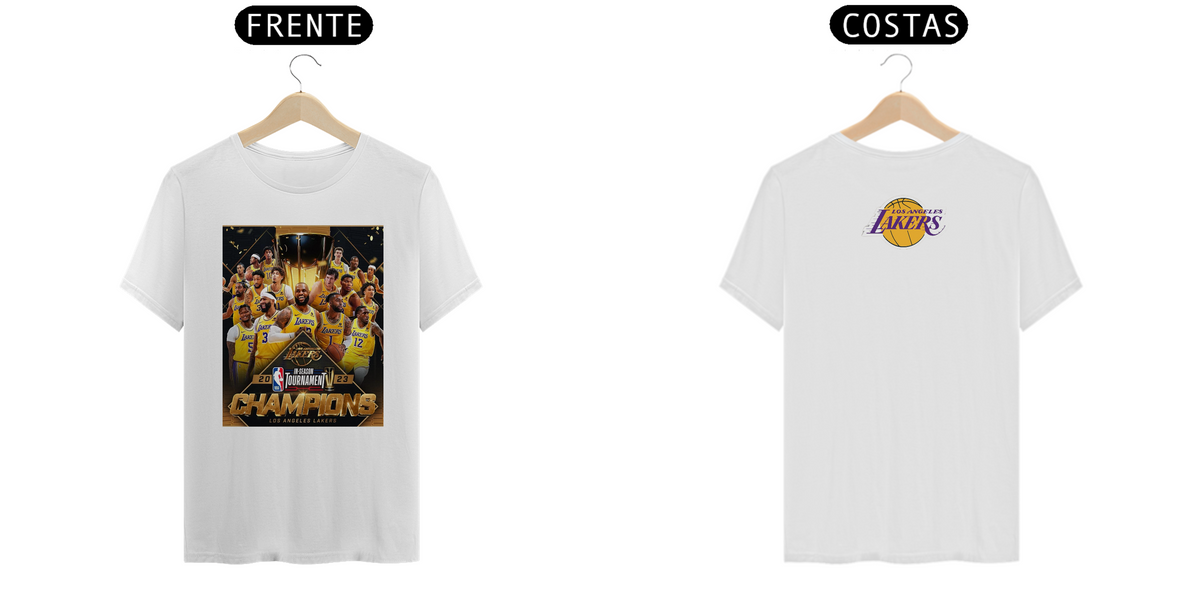 Nome do produto: Camiseta Essencial Lakers