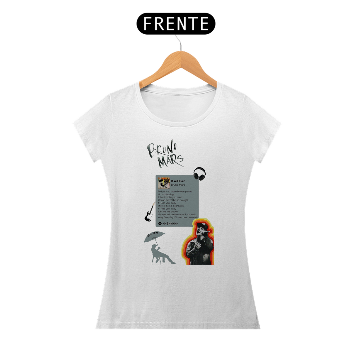 Nome do produto: Camiseta Feminina Bruno