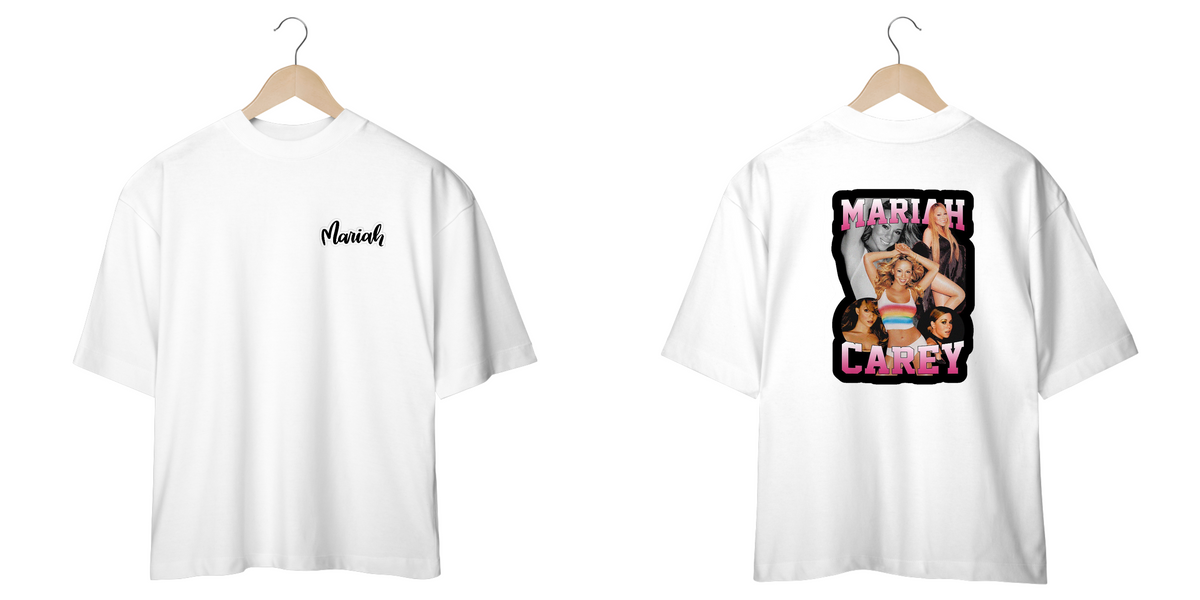 Nome do produto: Camiseta Oversized Mariah