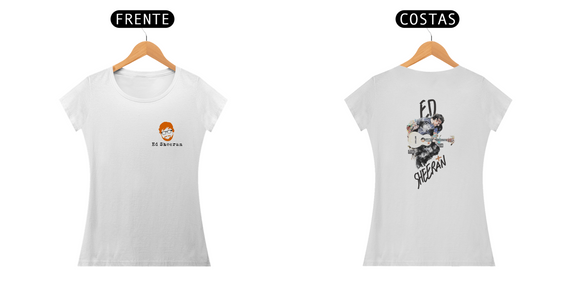 Camiseta Feminina Ed Sheeran