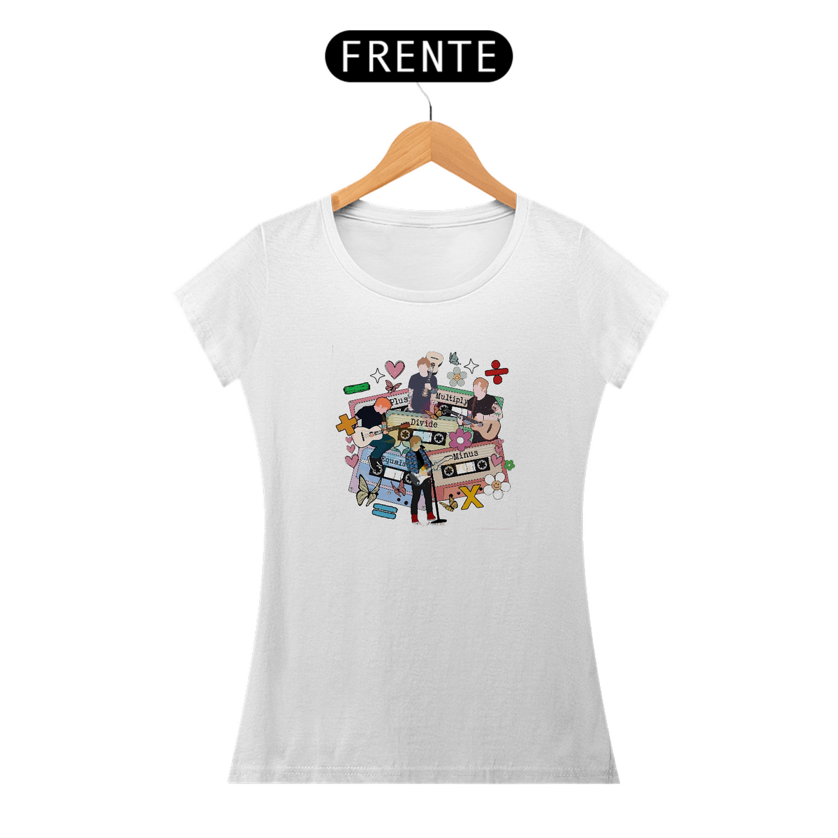 Nome do produto: Camiseta Feminina Ed Sheeran