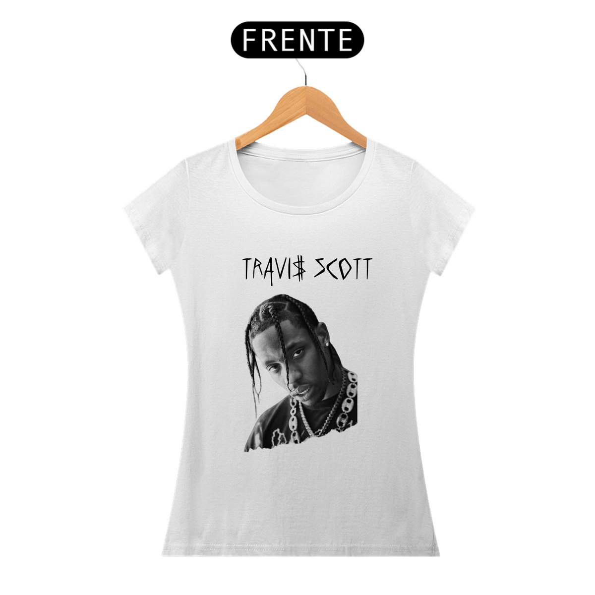 Nome do produto: Camiseta Feminina Travis