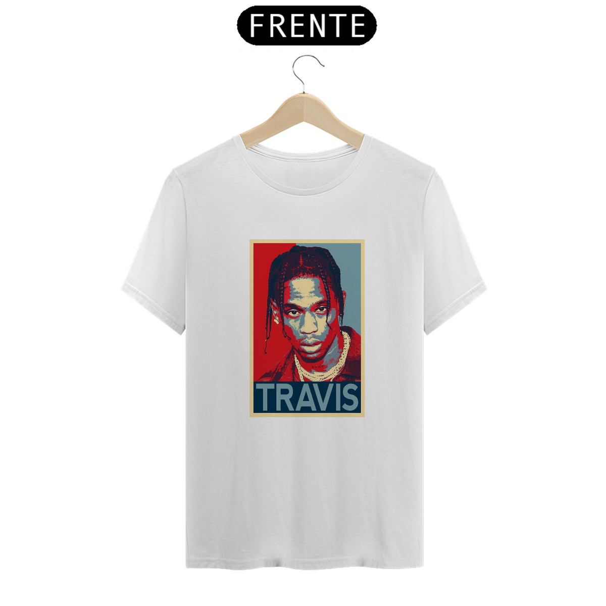 Nome do produto: Camiseta Masculina Travis Scott