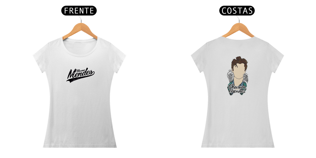 Nome do produto: Camiseta Feminina Shawn