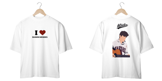 Camiseta Oversized Shawn Mendes