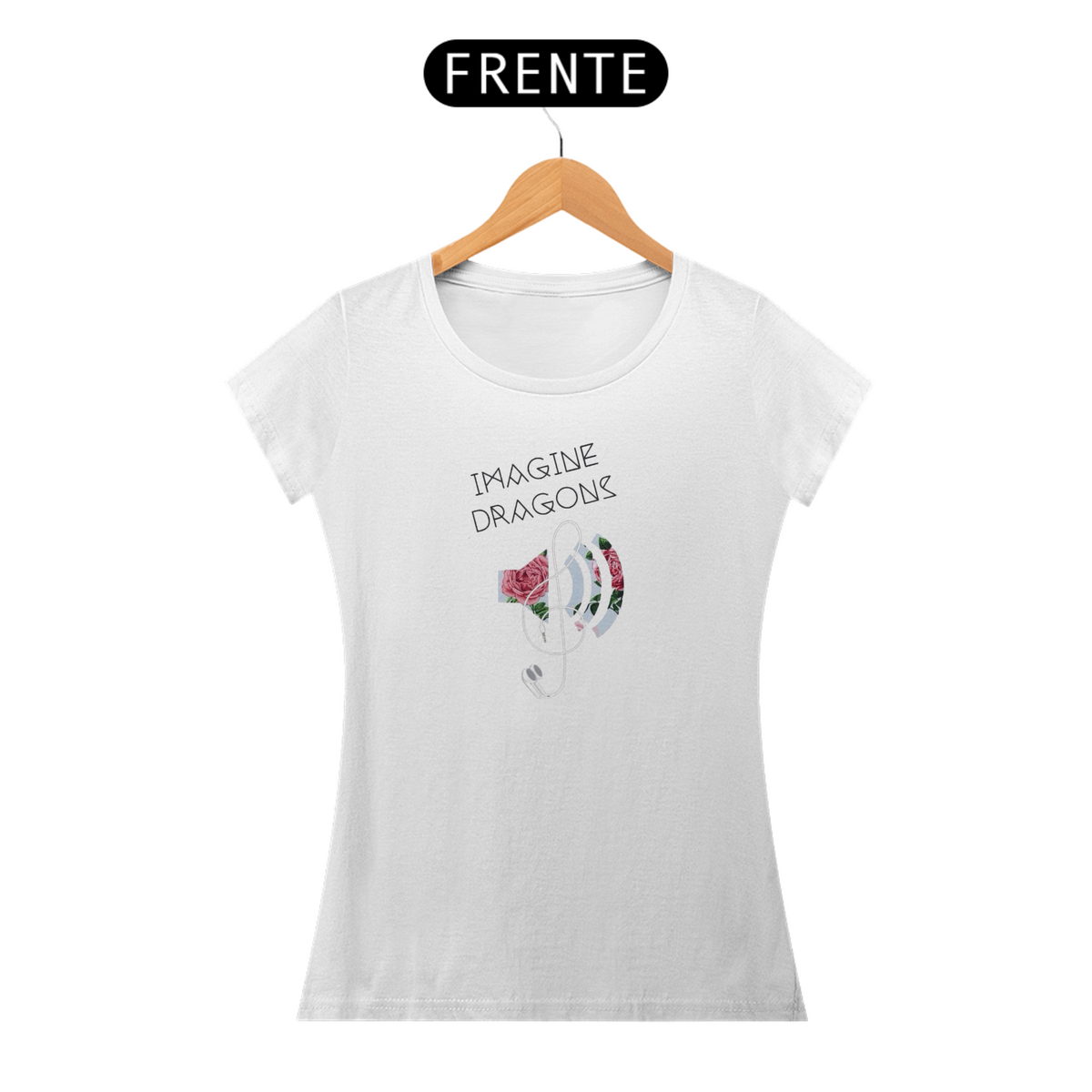 Nome do produto: Camiseta Feminina Imagine