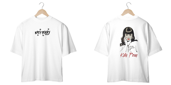 Camiseta Oversized Katty Pery